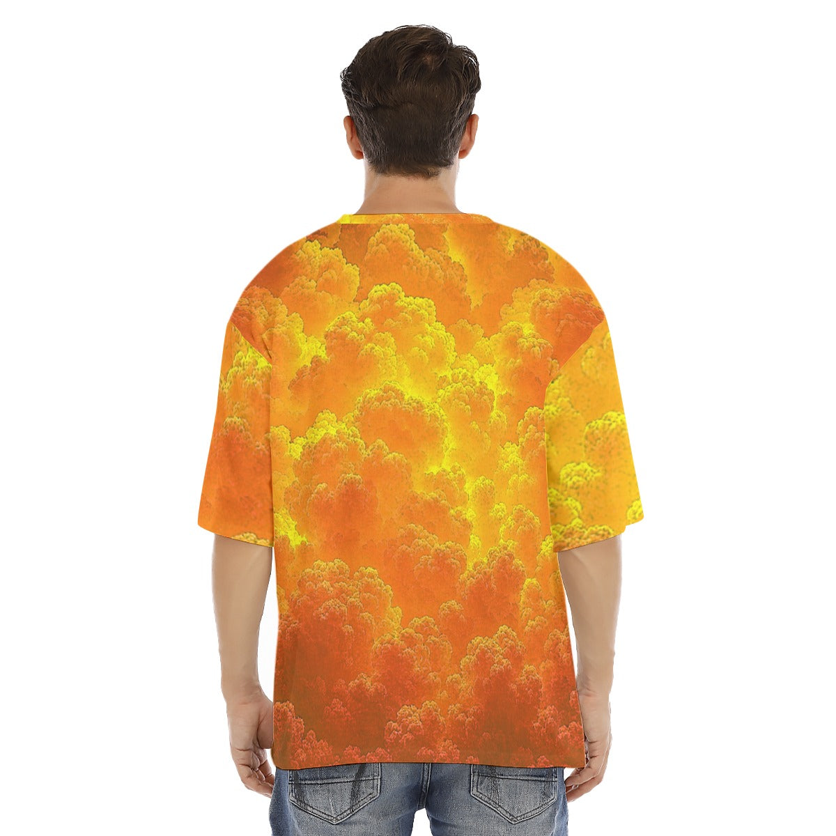 Men's Drop Shoulder T-shirt With Short Sleeve