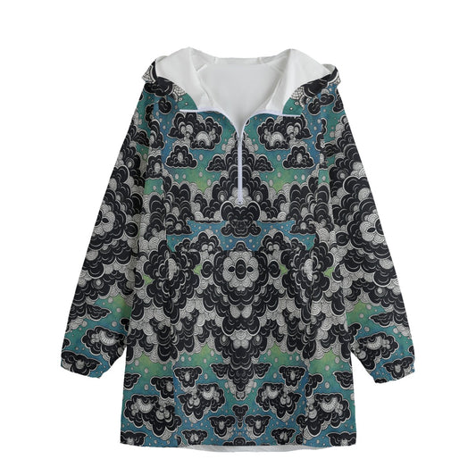 Unisex Windbreaker Long Jacket