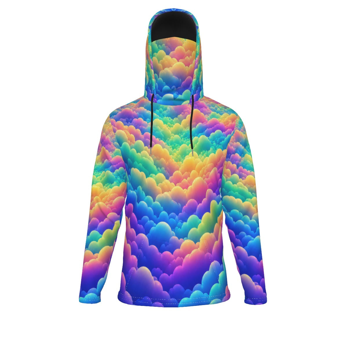 Men's Pullover Hoodie With Mask - view 1