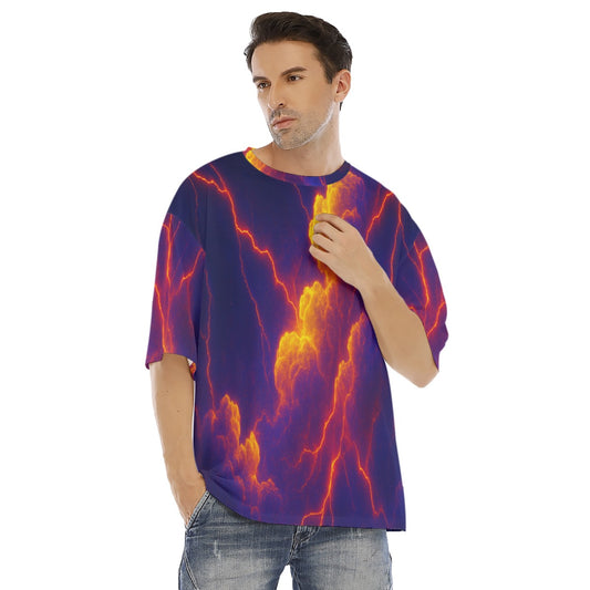 Men's Drop Shoulder T-shirt With Short Sleeve