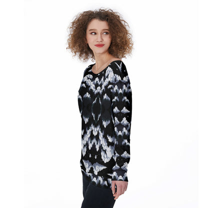 Women's Off-Shoulder Sweatshirt