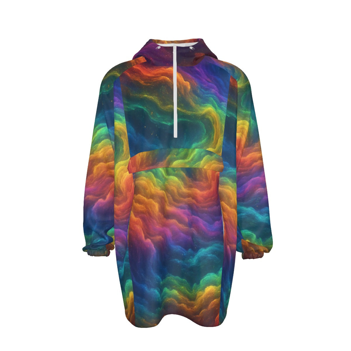 Unisex Windbreaker Long Jacket