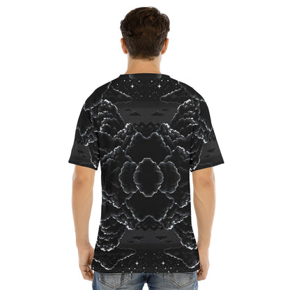 Men's Raglan Sleeve T-shirt With Button Closure