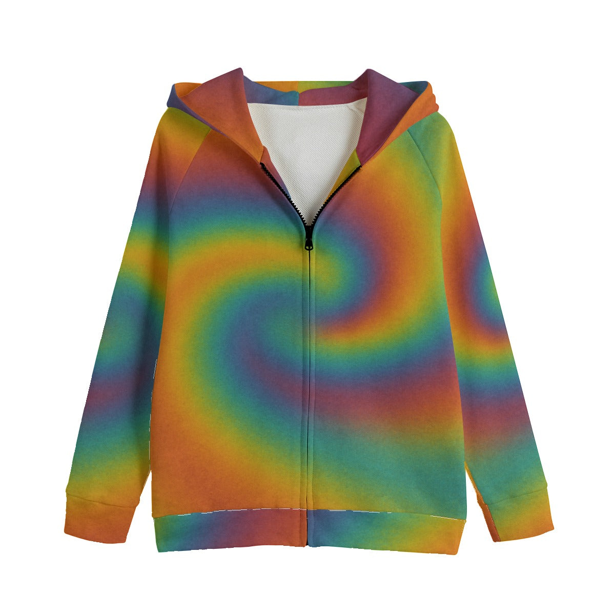 Unisex Kid's Zip Up Raglan Sleeve Hoodie | 310GSM Cotton