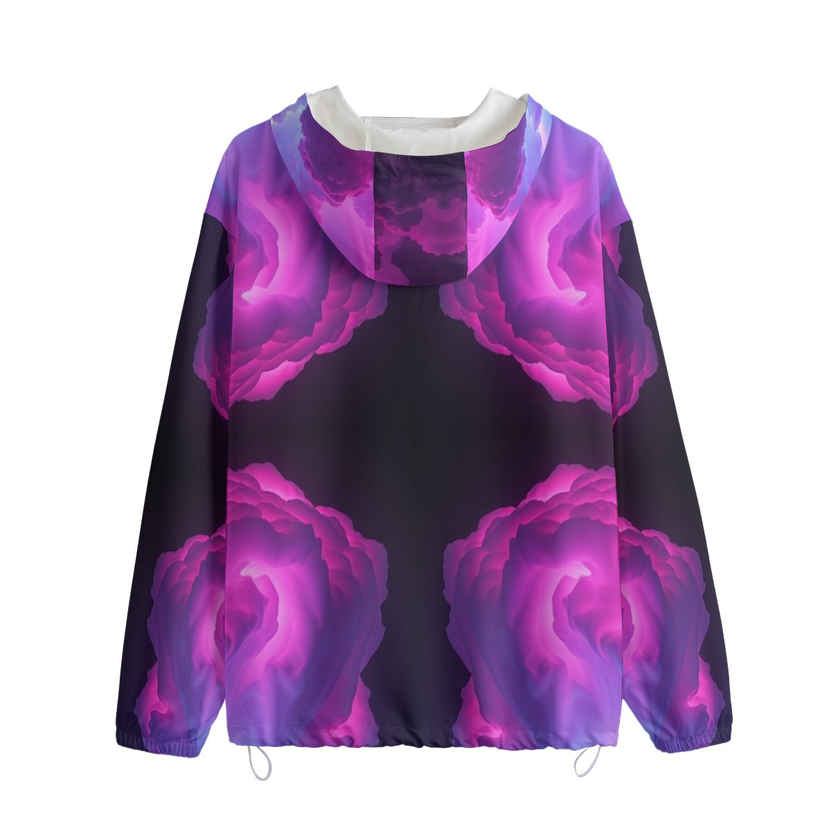 Unisex Pullover Jacket With Zipper Closure