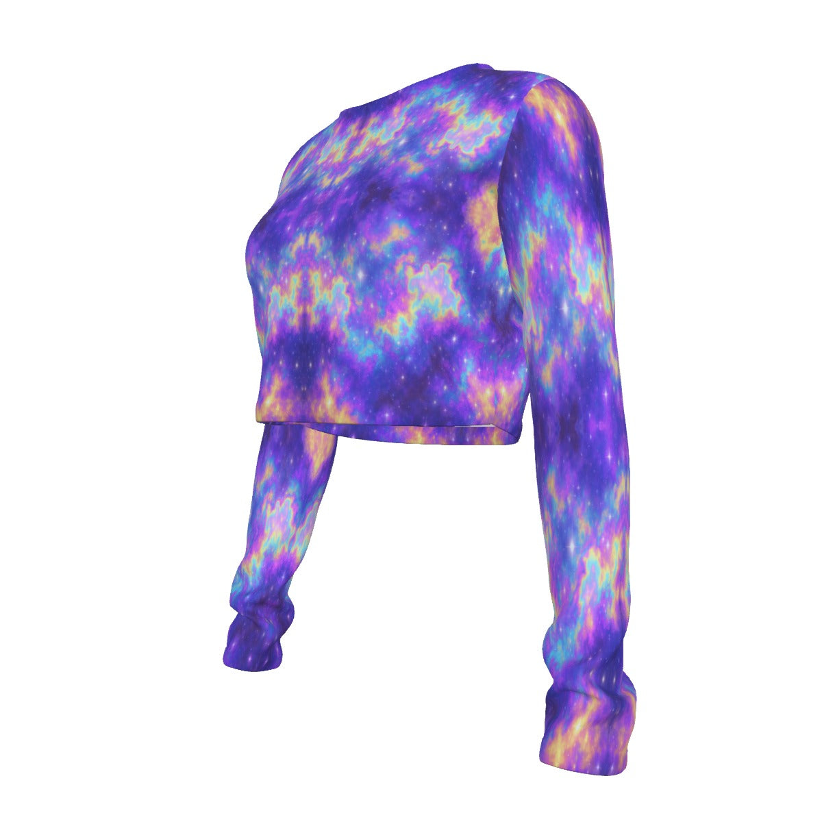 Women's Round Neck Crop Top T-Shirt