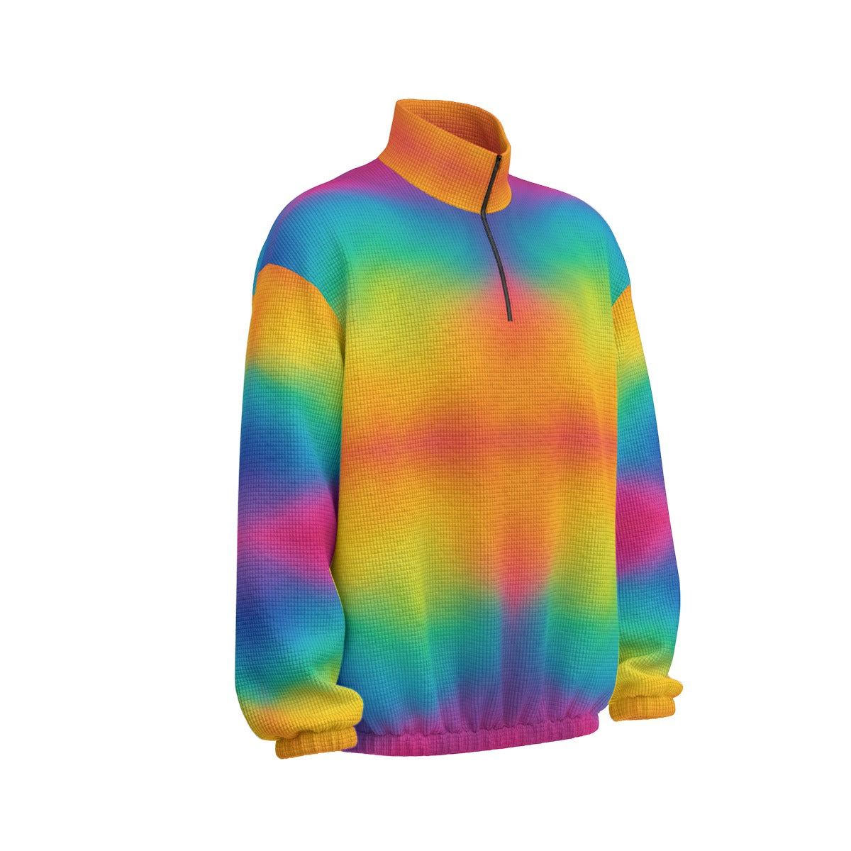 Unisex Turtleneck Zippered Sweatshirt