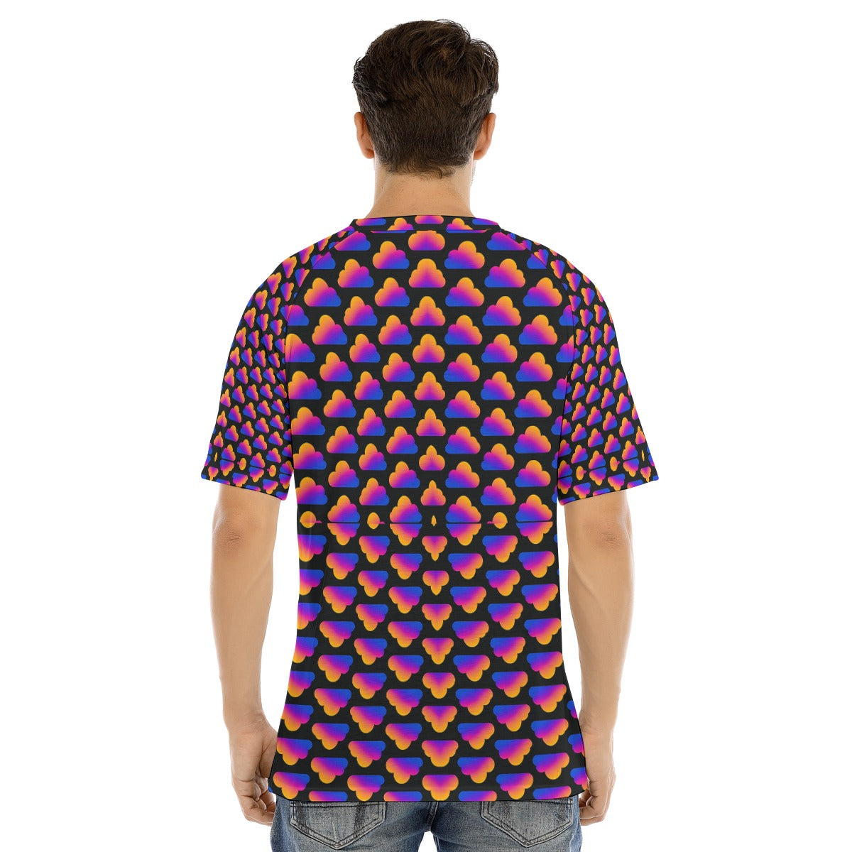 Men's Raglan Sleeve T-shirt With Button Closure