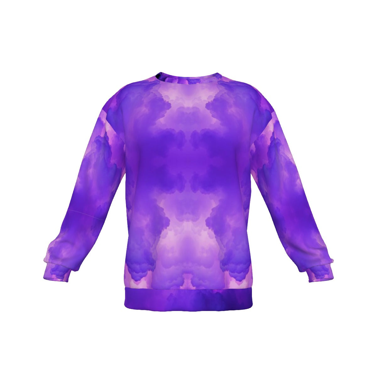 Men's Drop Shoulder Round Neck Long-Sleeved Sweatshirt