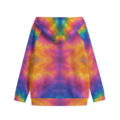 Unisex Kid's Zip Up Raglan Sleeve Hoodie | 310GSM Cotton