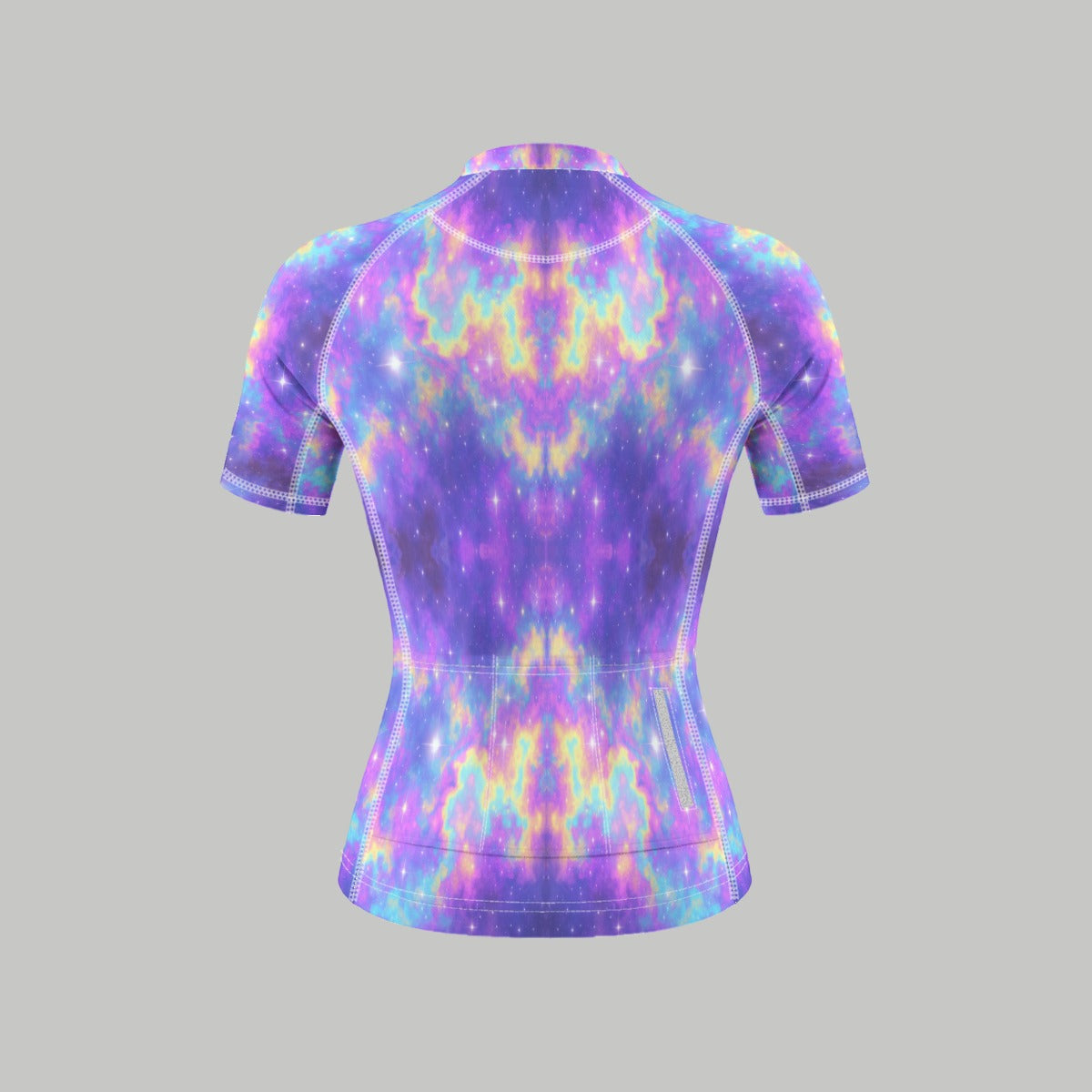 Women's Anti-Slip Raglan Cycling Jersey With Short Sleeve