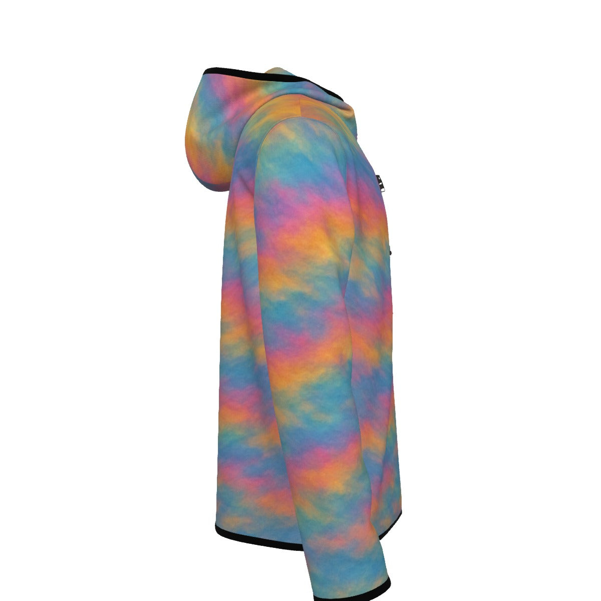 Men's Stylish Hoodie with Thumb Hole Design - view 3