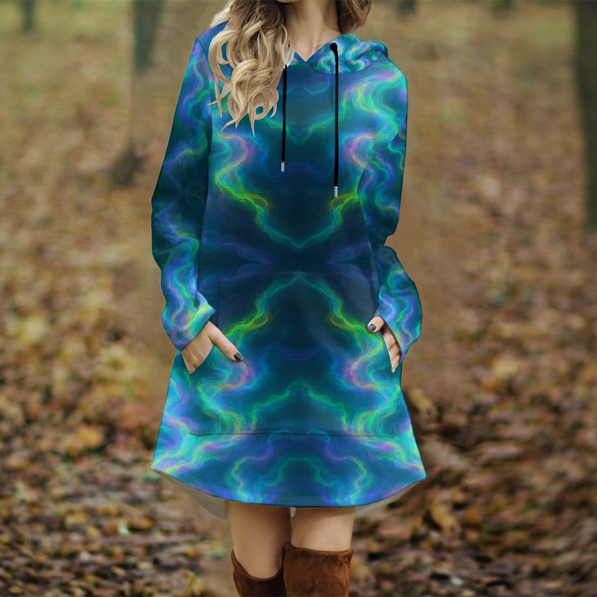 Women's Longline Hoodie Dress