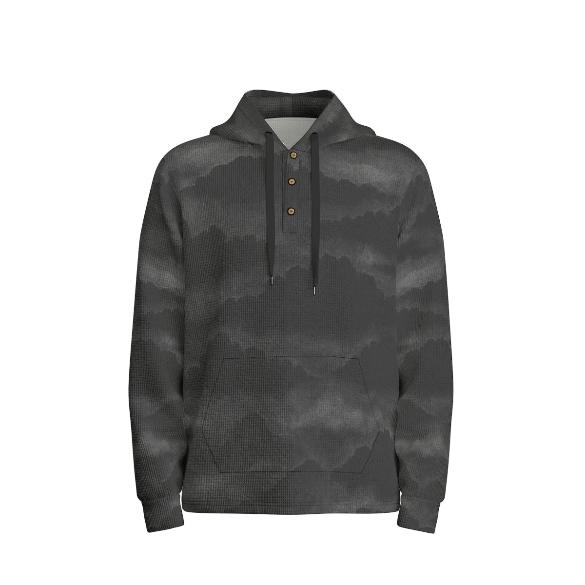 Men's Half Button Hoodie