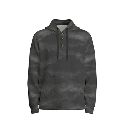Men's Half Button Hoodie