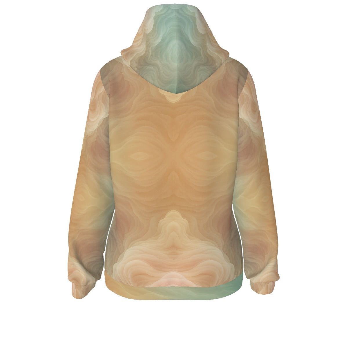 Women's Borg Fleece Hoodie With Half Zip