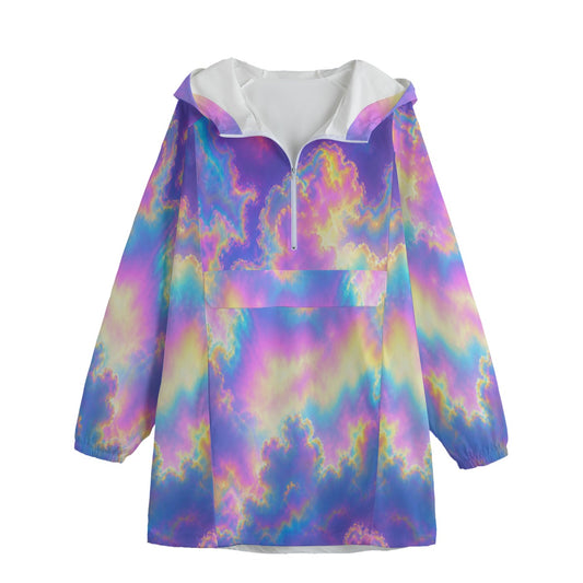 Unisex Windbreaker Long Jacket