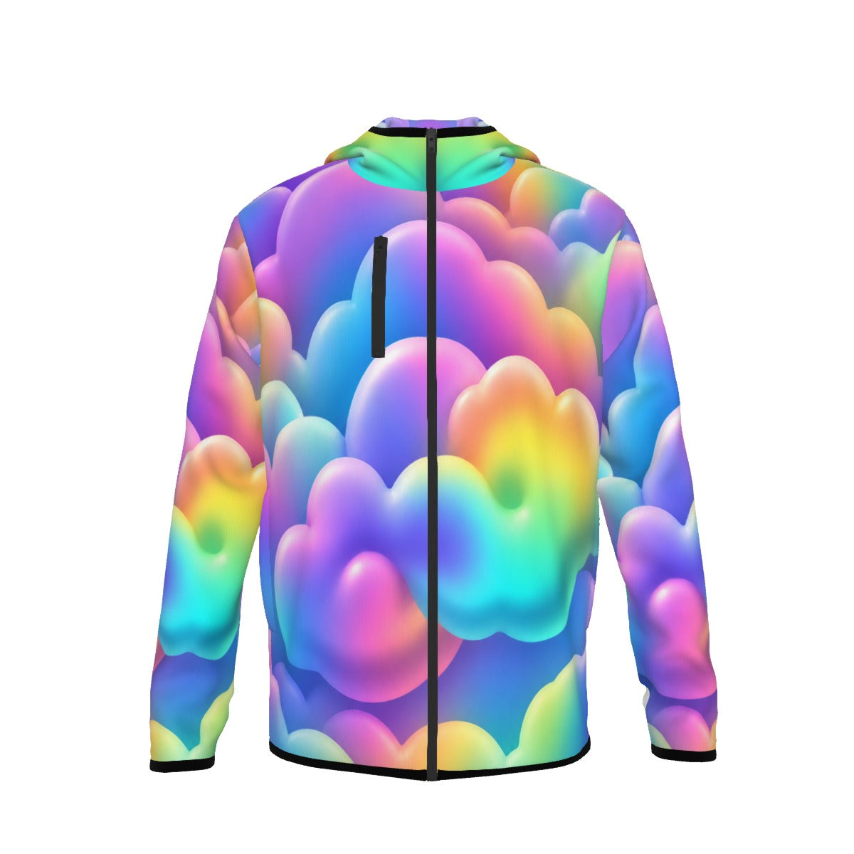Men's Stylish Hoodie with Thumb Hole Design - view 1
