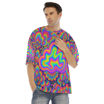 Men's Drop Shoulder T-shirt With Short Sleeve