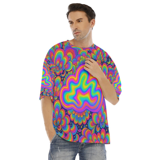 Men's Drop Shoulder T-shirt With Short Sleeve