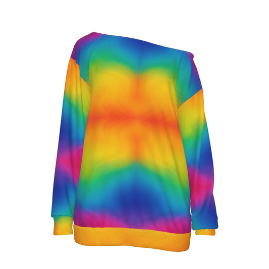 Women's Off-Shoulder Sweatshirt