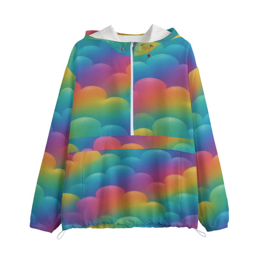 Unisex Pullover Jacket With Zipper Closure