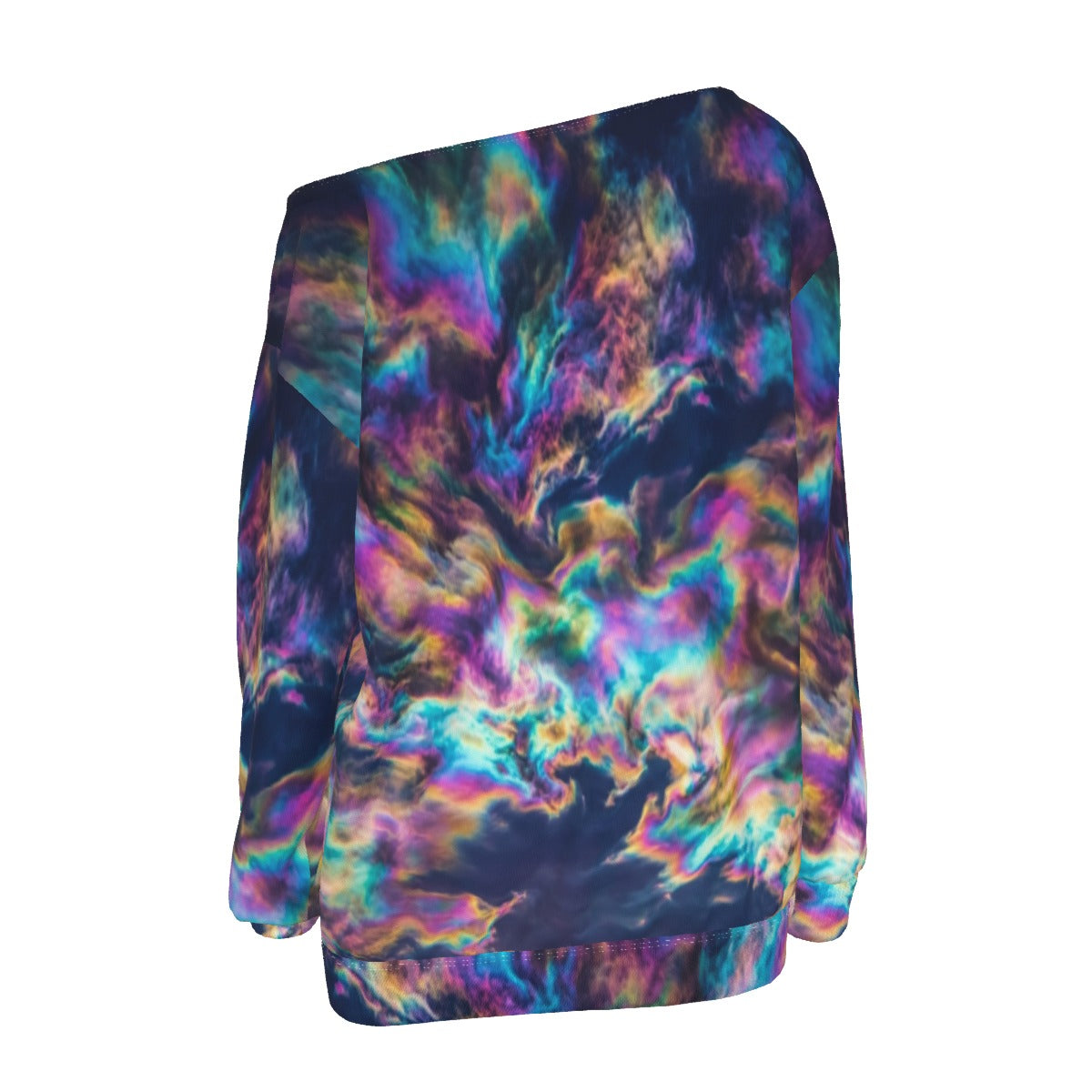 Women's Off-Shoulder Sweatshirt