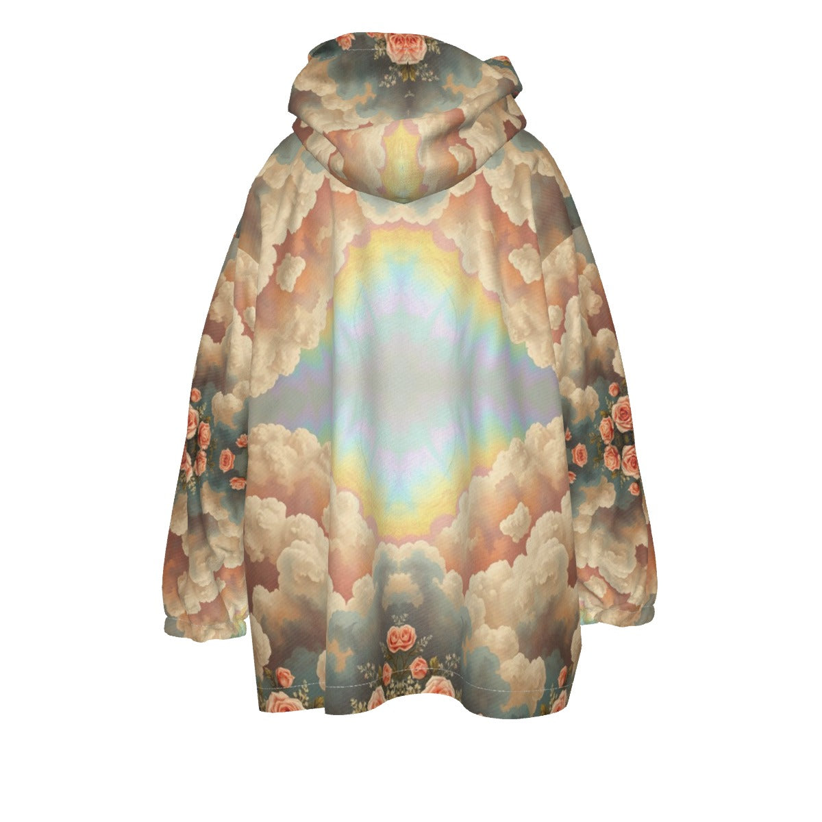 Unisex Kid's Sherpa Fleece Hoodie Blanket