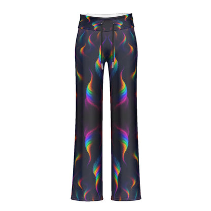 Women's High-waisted Straight-leg Trousers