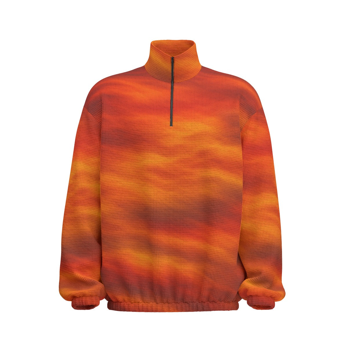 Unisex Turtleneck Zippered Sweatshirt