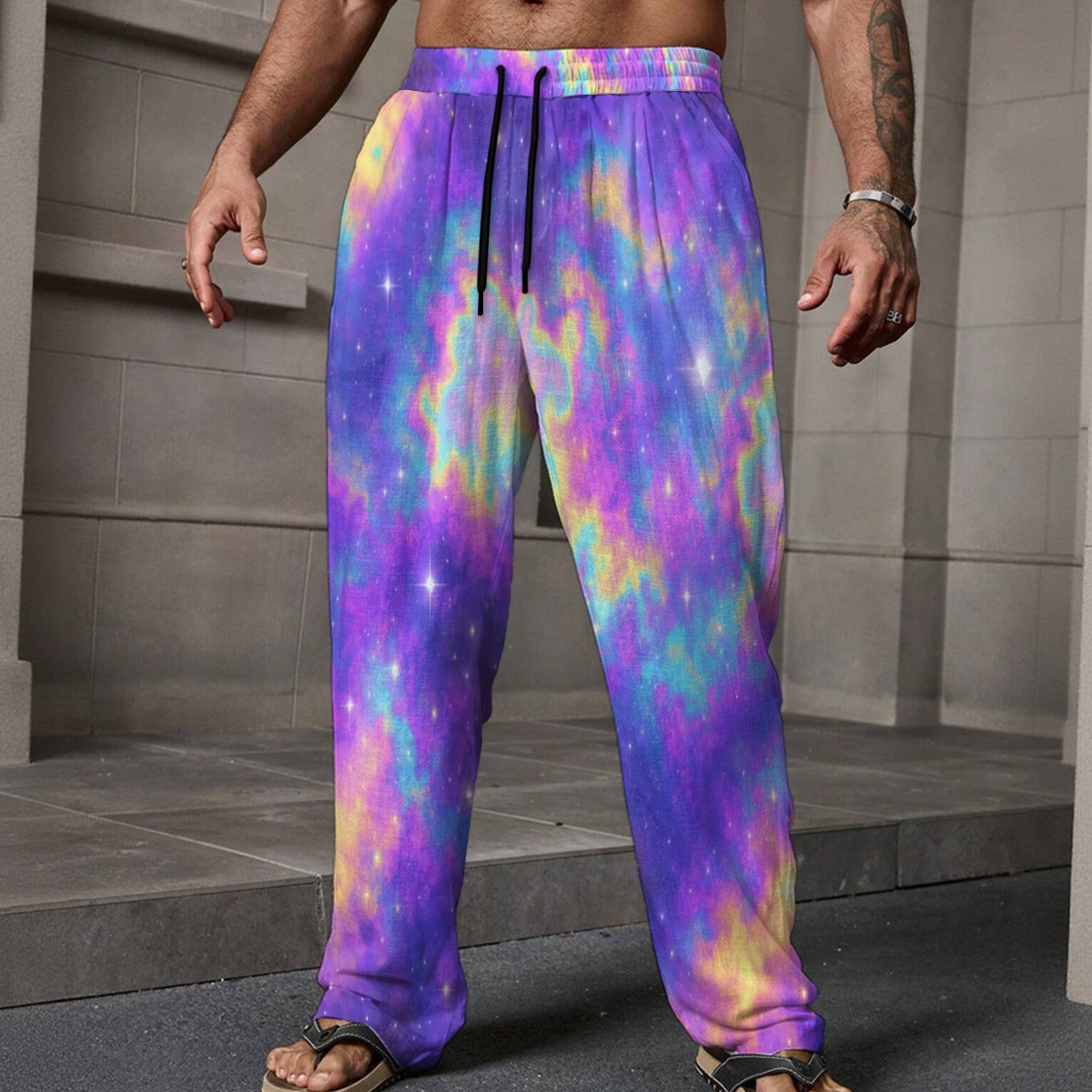 Men's Loose Casual Pants With Pocket