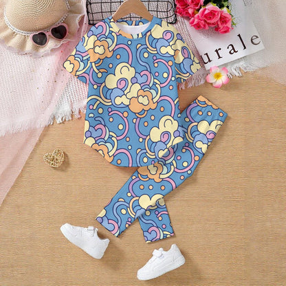 Kids' Casual Top and Pants Set