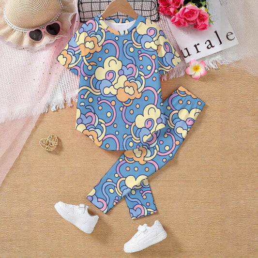 Kids' Casual Top and Pants Set