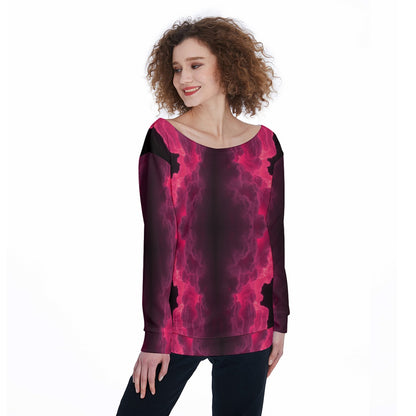 Women's Off-Shoulder Sweatshirt