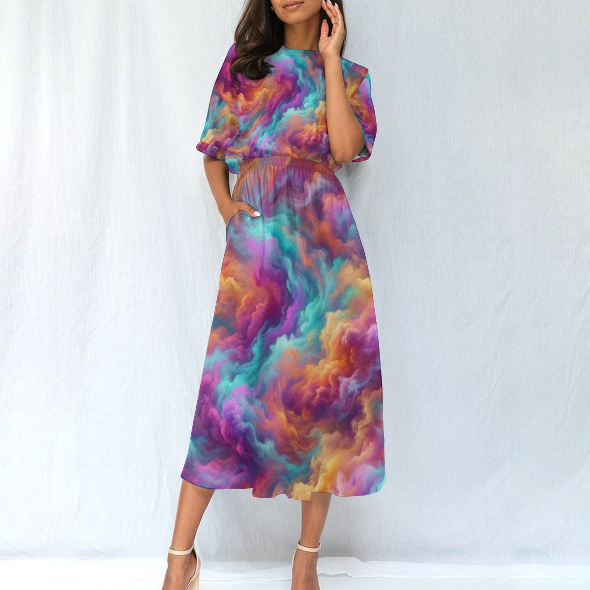 Women's Elastic Waist Dress