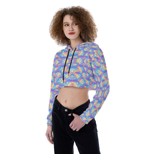 Women's Crop Top Hoodie