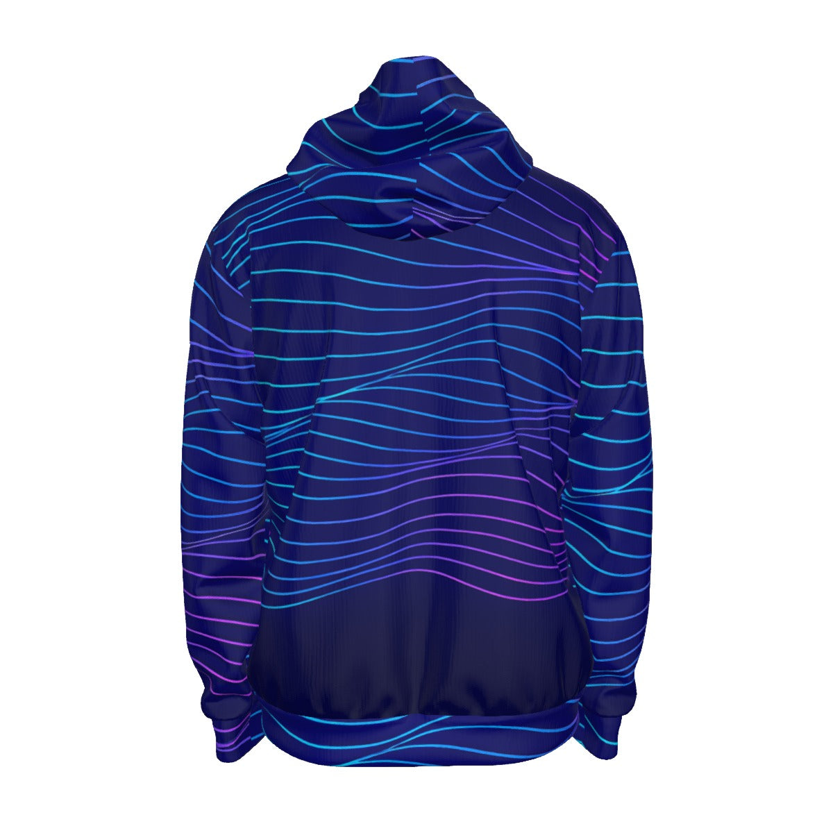 Unisex Zipper Hoodie With Black Lining