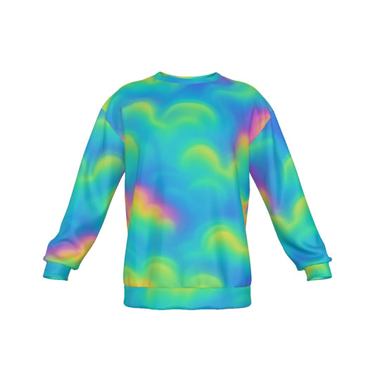 Men's Drop Shoulder Round Neck Long-Sleeved Sweatshirt