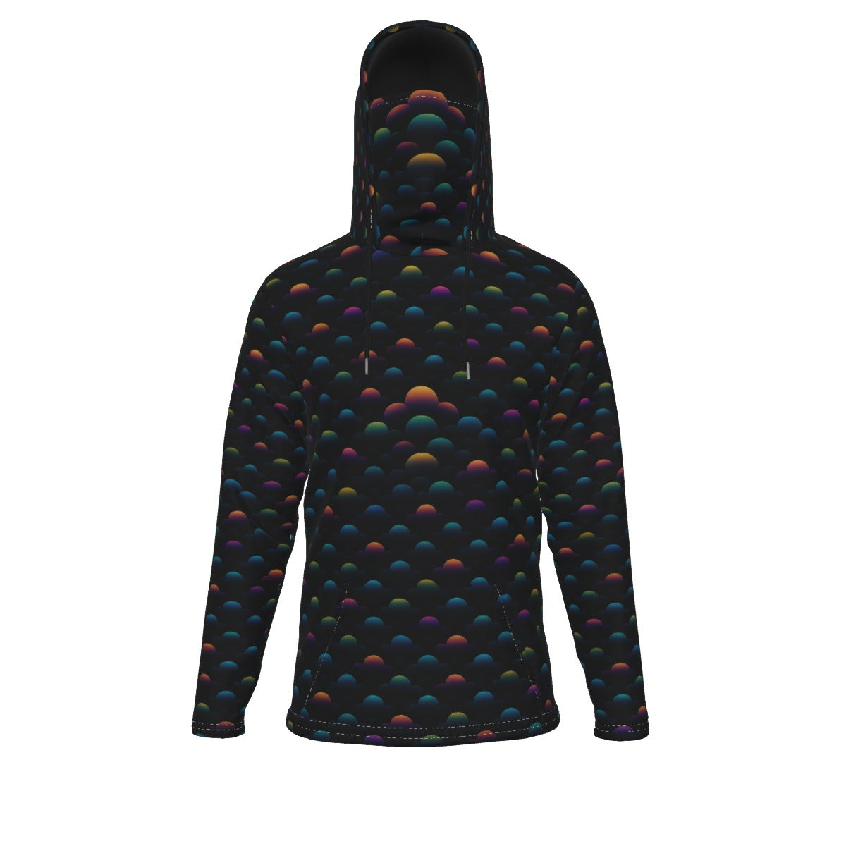 Men's Pullover Hoodie With Mask - view 1