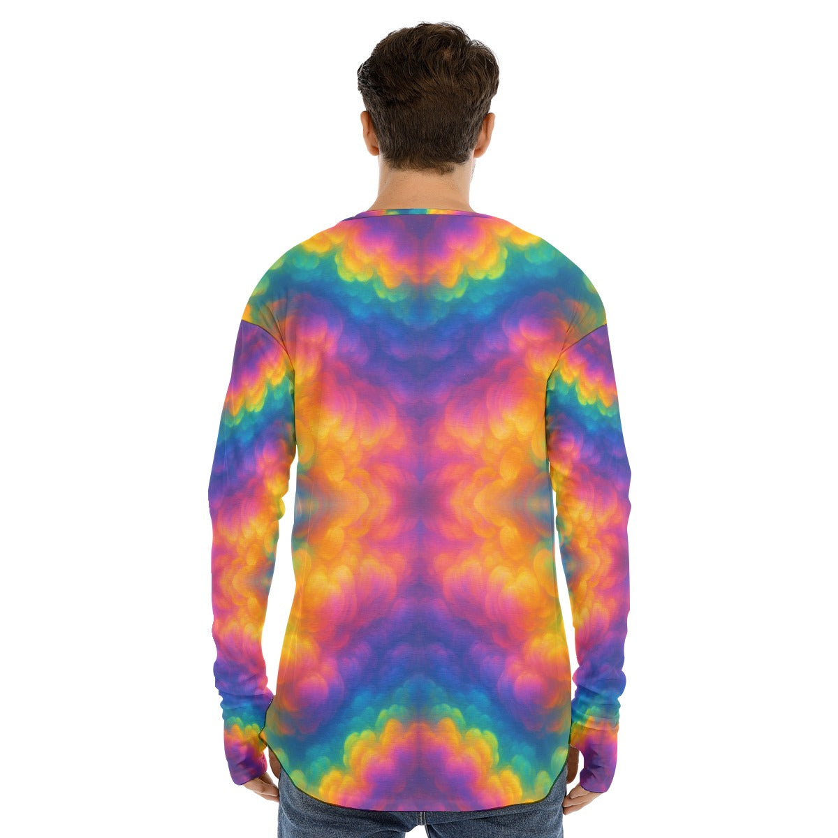 Men's Fingerless Long Sleeve T-shirt