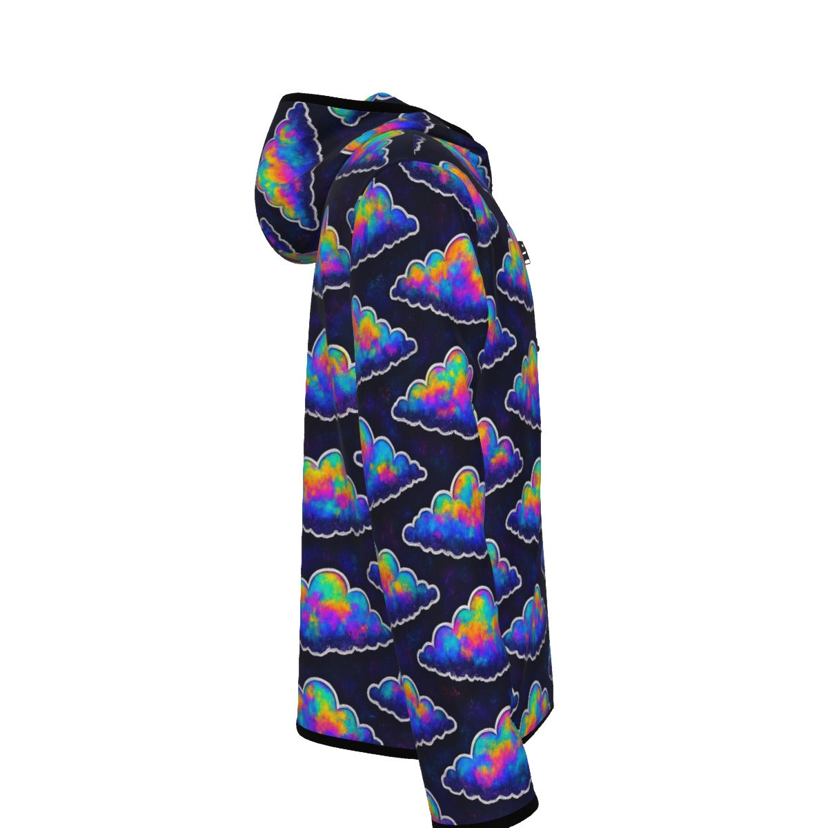 Men's Stylish Hoodie with Thumb Hole Design - view 3