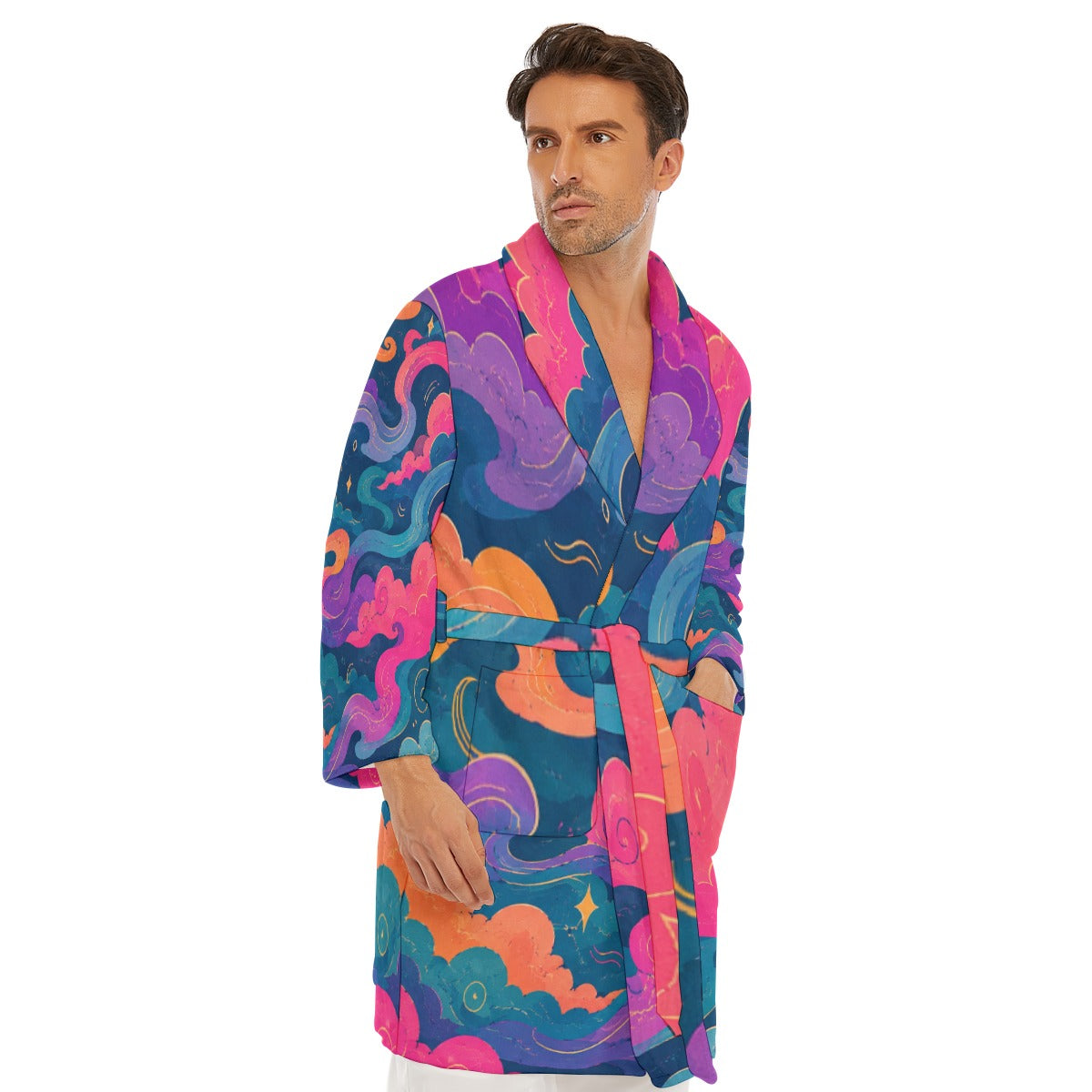 Men's Borg Fleece Robe by O’Nimbus – view 2