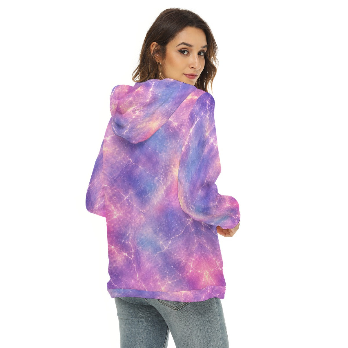 Women’s Borg-Fleece Half-Zip Hoodie - view 4