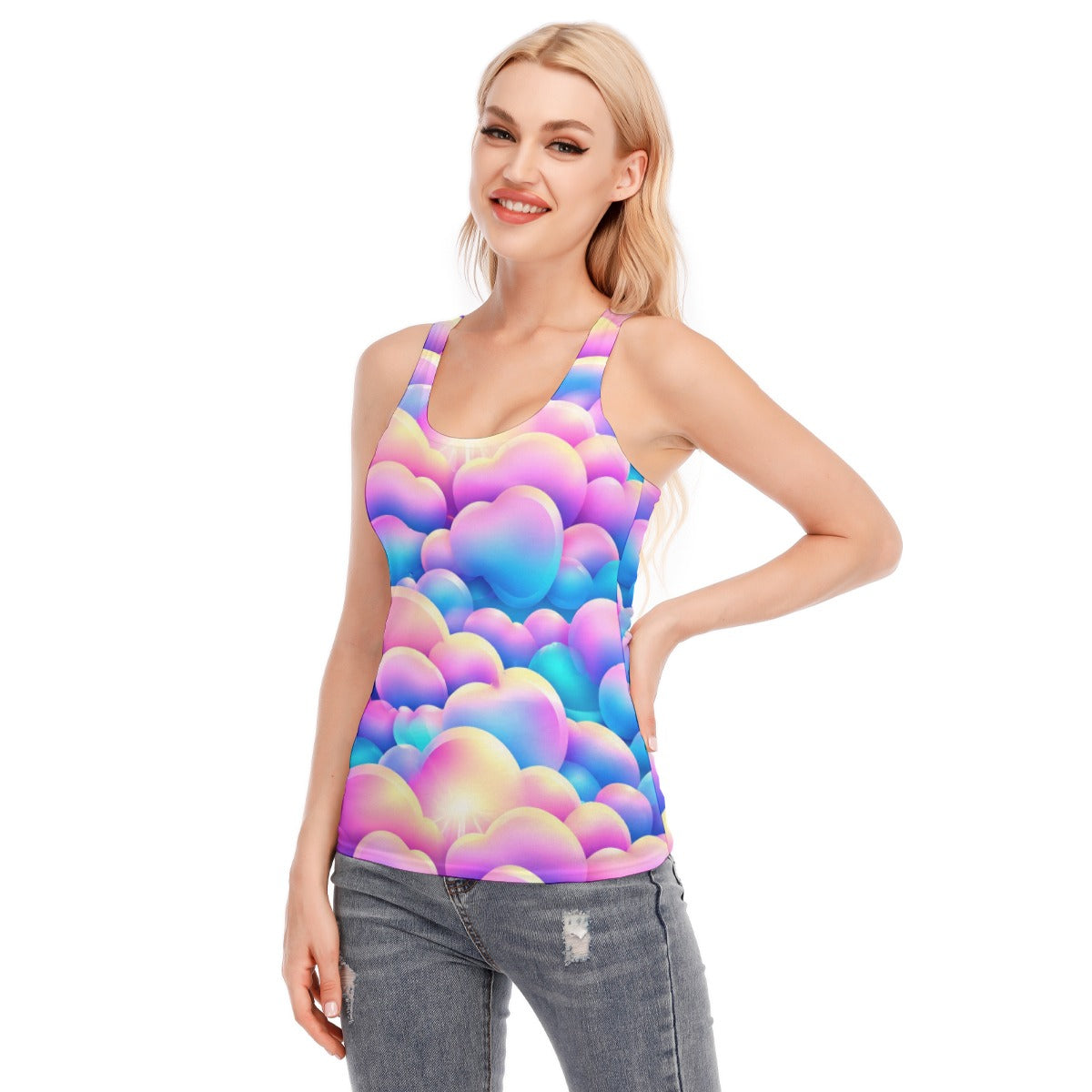 Women's Racer Vest | 190GSM Cotton