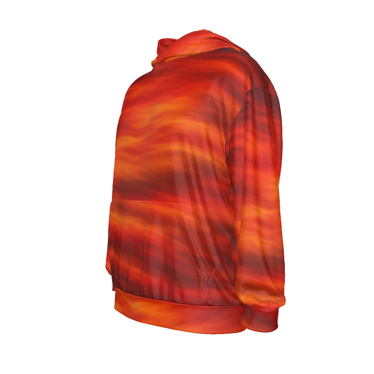 Men's Drop Shoulder Patch Pocket Hoodie