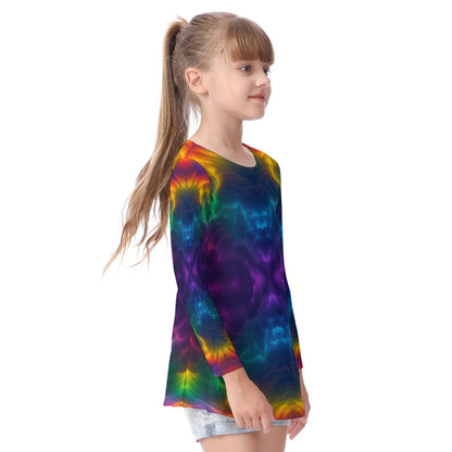 Unisex Kid's Long Sleeve O-neck T-shirt