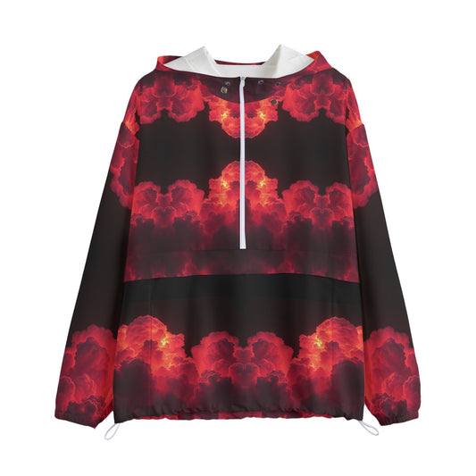 Unisex Pullover Jacket With Zipper Closure