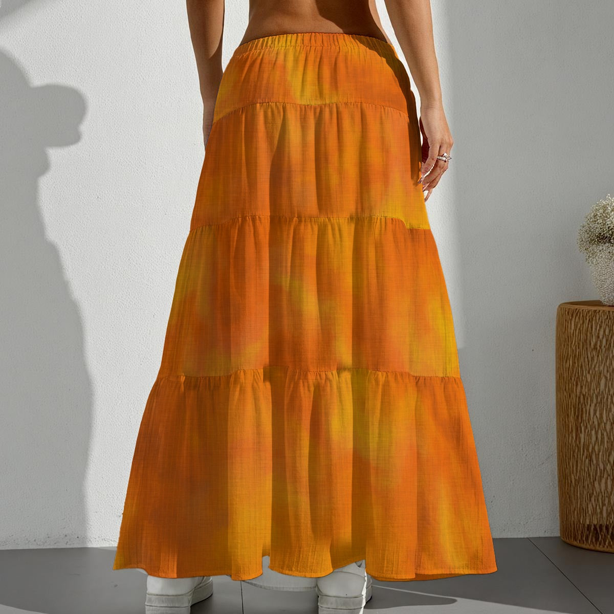 Women's Pleated Long Skirt