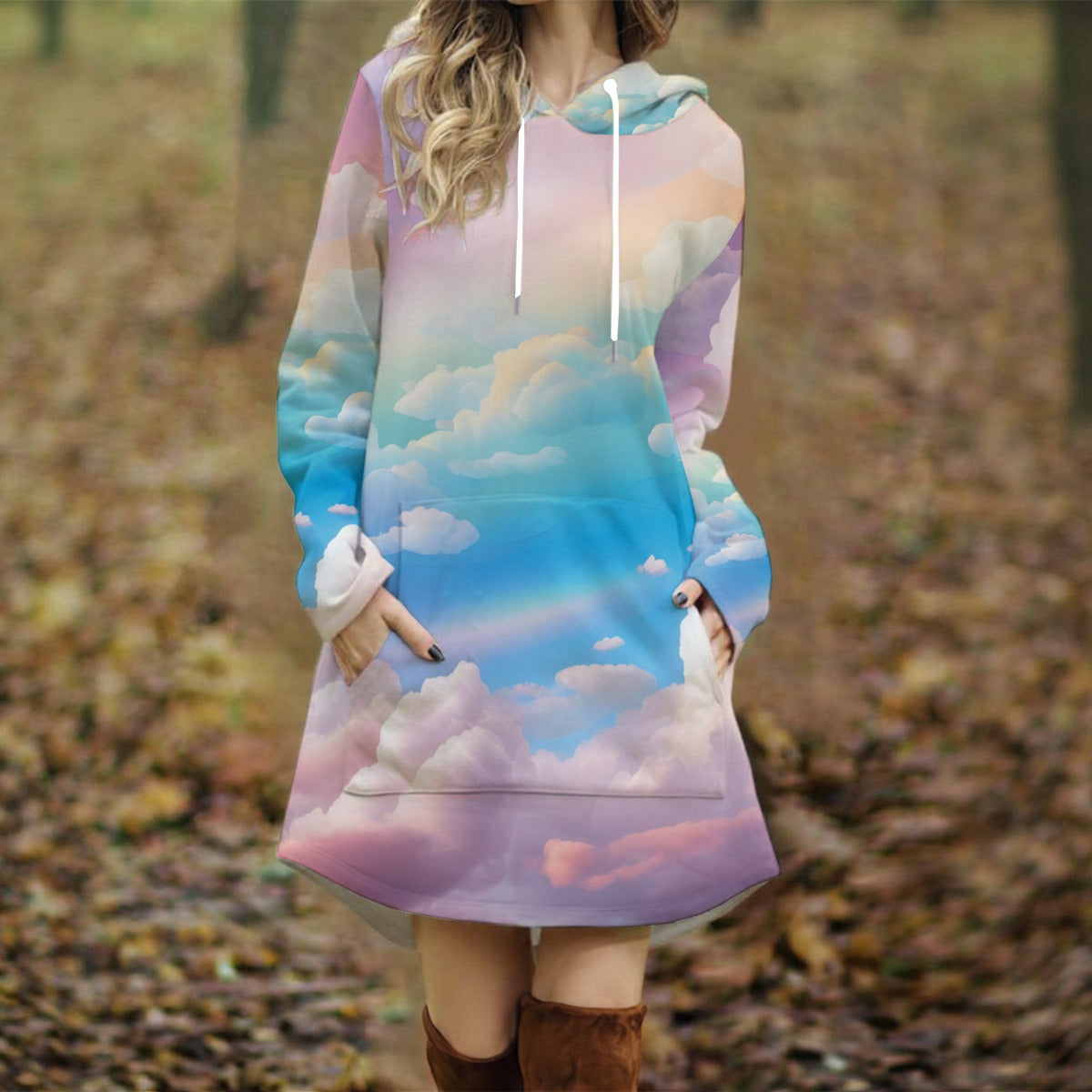 Women's Longline Hoodie Dress