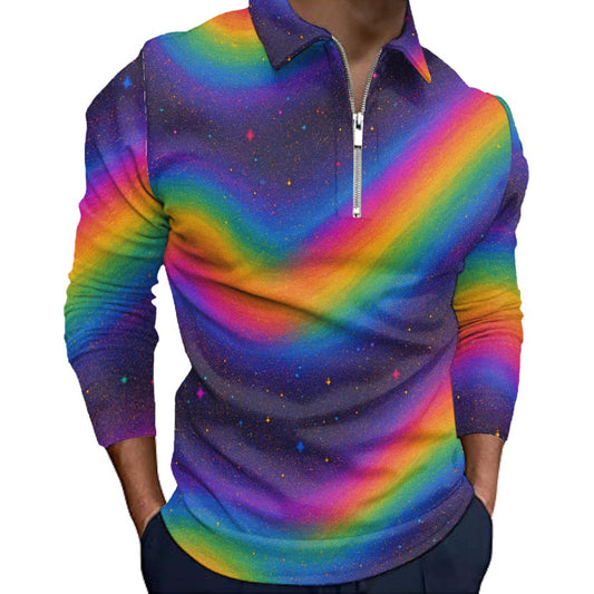 Unisex Men’s Quarter Zip Pullover Sweatshirt